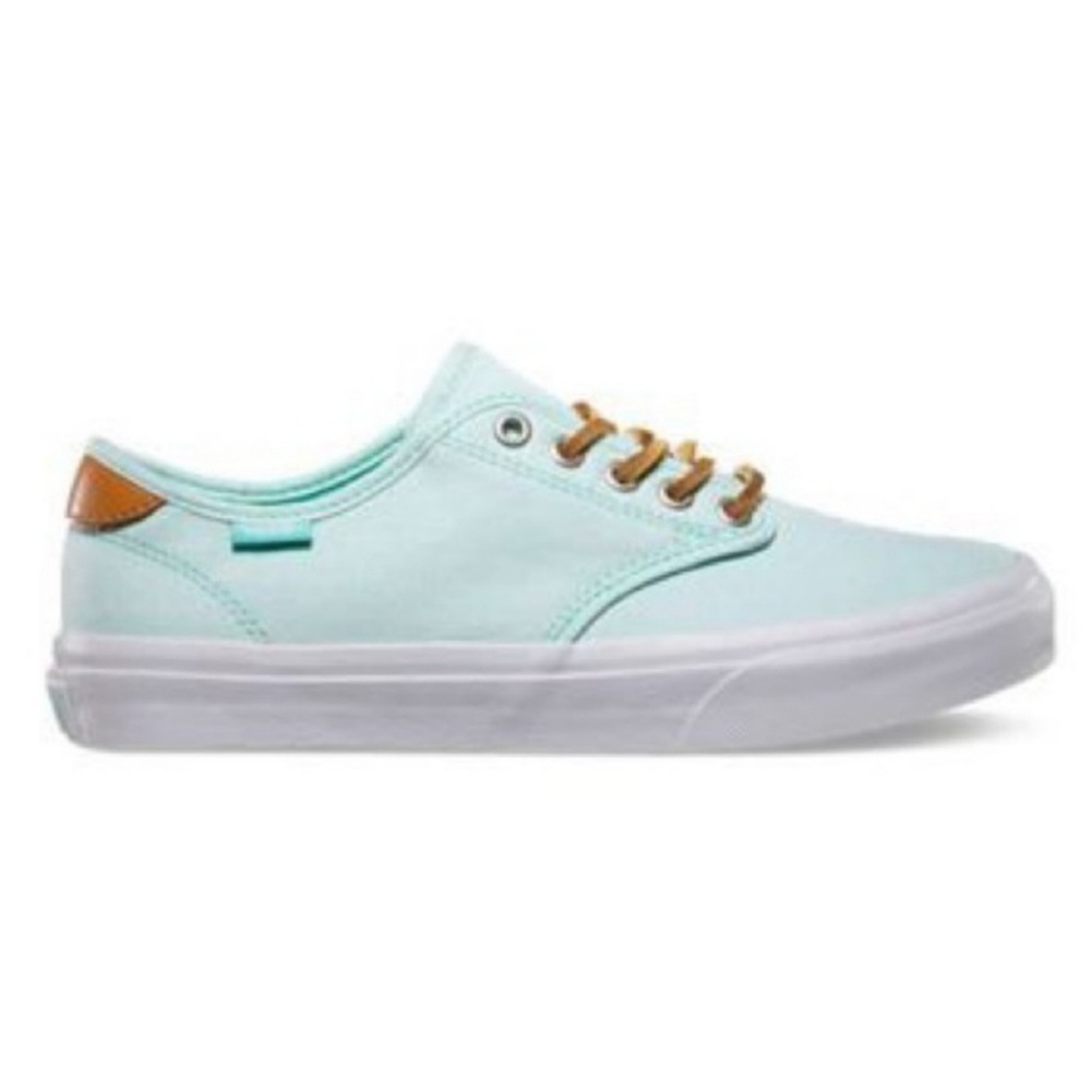 Vans Camden Mint Leather Lace Boat Shoe Womens 7.5